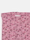 Леггинсы розовые с принтом по всей поверхности | 6619919 | фото 3