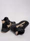 Високі зимові чорні кросівки | 6620423 | фото 5