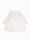 Сукня утеплена біла з декором | 6620571 | фото 4