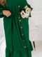 Ніжна зелена сукня з поясом | 6619416 | фото 3