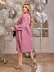 Вельветова сукня рожево-лілова | 6619433 | фото 4