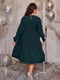 Повітряна зелена сукня з прикрасою | 6619439 | фото 4