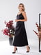 Сукня чорна в стилі sleep-dress | 6620601 | фото 2