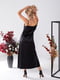 Сукня чорна в стилі sleep-dress | 6620601 | фото 4
