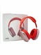 Бездротові навушники стерео Bluetooth Macaron P9 Max Червоні | 6621733