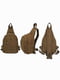 Рюкзак полотняний Ruggeri Brown коричневий | 6622783