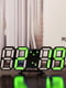 Світлодіодний цифровий годинник Black оclock (зелені цифри) | 6623491