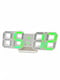 Светодиодные цифровые часы White оclock (зеленые цифры) | 6623492