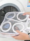 Мішок-чохол для прання та зберігання взуття (28х24.5х8 см) - білий | 6623697