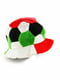 Шапка “Футбольный Мяч” красно-зеленая | 6623710