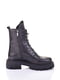 Кожаные ботинки черного цвета на шнуровке | 6393460 | фото 2