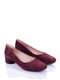 Замшевые туфли бордового цвета | 6623978