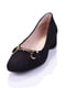 Замшевые туфли черного цвета с декором | 6623979 | фото 3