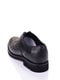 Шкіряні туфлі чорного кольору на шнурівці | 6623982 | фото 4