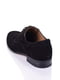 Замшеві туфлі чорного кольору на шнурівці | 6623983 | фото 4