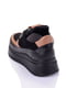 Комбинированные кроссовки черно-бежевого цвета | 6623987 | фото 4