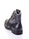 Кожаные ботинки черного цвета на шнуровке | 6624011 | фото 4