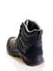 Кожаные ботинки черного цвета на шнуровке | 6624019 | фото 4
