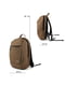 Міський рюкзак з відділенням для ноутбука коричневий | 6624582 | фото 3