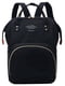 Рюкзак-сумка чорна для мами (12L) | 6625436 | фото 2