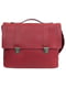 Кожаный портфель бордовый | 6625447 | фото 3