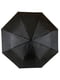 Полуавтоматический черный зонт | 6625450 | фото 2