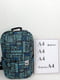 Компактний синій рюкзак з принтом (9L) | 6625454 | фото 10