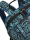 Компактний синій рюкзак з принтом (9L) | 6625454 | фото 8