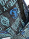 Компактний синій рюкзак з принтом (9L) | 6625454 | фото 9