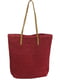 Плетеная сумка шопер красная | 6625480 | фото 3