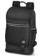 Діловий рюкзак із відділом для ноутбука чорний (17L) | 6625490 | фото 2