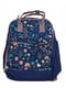 Рюкзак-сумка синий с цветочныйм принтом (14L) | 6625695 | фото 3