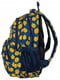 Рюкзак с ортопедической спинкой синий с лимонами (24L) | 6625700 | фото 4
