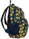 Рюкзак із ортопедичною спинкою синій із лимонами (24L) | 6625700 | фото 5