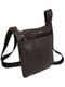 Наплечная кожаная сумка коричневая | 6625705 | фото 2