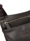 Наплечная кожаная сумка коричневая | 6625705 | фото 8