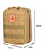 Армійська сумка для медикаментів кольору койот | 6625735 | фото 5