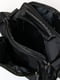 Тканевая черная сумка на плечо | 6625754 | фото 4