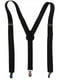 Підтяжки для штанів чорні (100 на 2,5 см) | 6625781 | фото 5