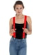 Підтяжки для штанів червоні (100 на 2,5 см) | 6625783 | фото 2