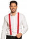 Підтяжки для штанів червоні (100 на 2,5 см) | 6625783 | фото 3