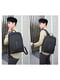 Компактный плоский городской рюкзак черный | 6625811 | фото 3