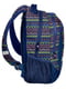Рюкзак молодежный синий с принтом (20L) | 6625820 | фото 3