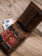 Кожаное портмоне коричневое в подарочной упаковке | 6625847 | фото 6