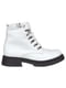 Белые кожаные ботинки | 6619484 | фото 2