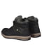 Черно-коричневые кожаные ботинки | 6619491 | фото 3