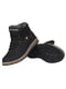 Черно-коричневые кожаные ботинки | 6619491 | фото 4