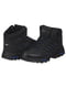 Зимние черные кожаные кроссовки | 6619506