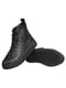 Зимние черные кожаные кроссовки | 6619566 | фото 4