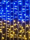 Гірлянда штора-бахрома «Прапор України» 2*1м 280 LED, жовто-синя патріотична | 6627777 | фото 2